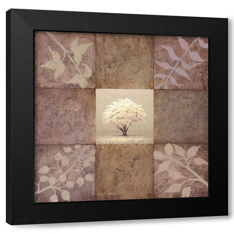 Gentle Radiance I Black Modern Wood Framed Art Print with Double Matting by Marcon, Michael
