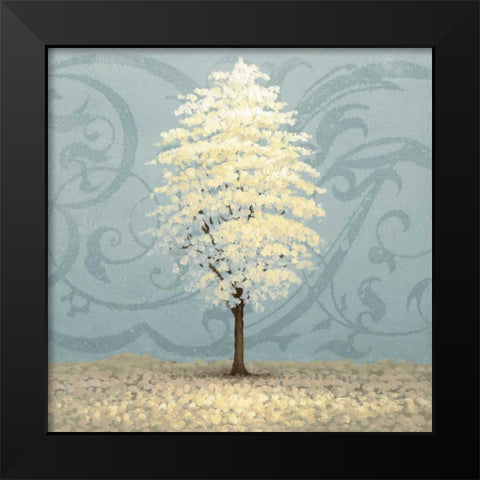 Blue Radiance II Black Modern Wood Framed Art Print by Marcon, Michael