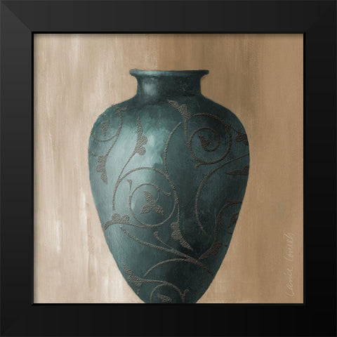 Blue Vessel II Black Modern Wood Framed Art Print by Loreth, Lanie