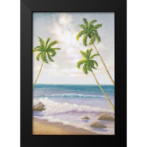 Atlantic Seaside II Black Modern Wood Framed Art Print by Marcon, Michael