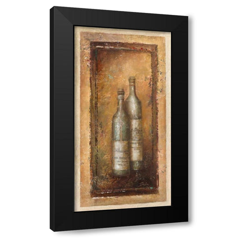 Serie Vino I Black Modern Wood Framed Art Print by Pinto, Patricia