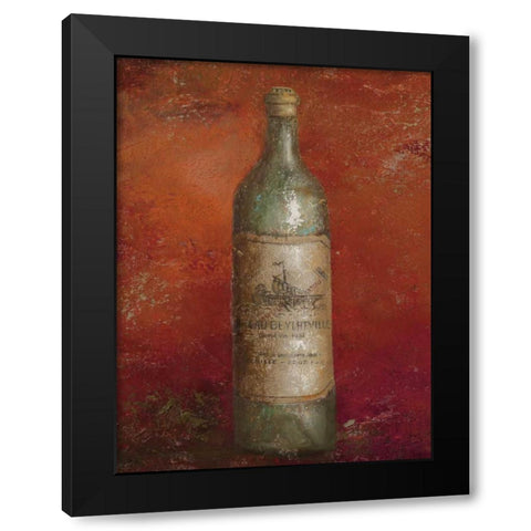 Serie Vino II Black Modern Wood Framed Art Print by Pinto, Patricia