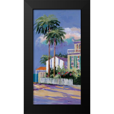 Key West II Black Modern Wood Framed Art Print by Slivka, Jane