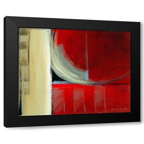 Spontaneous II Black Modern Wood Framed Art Print with Double Matting by Loreth, Lanie