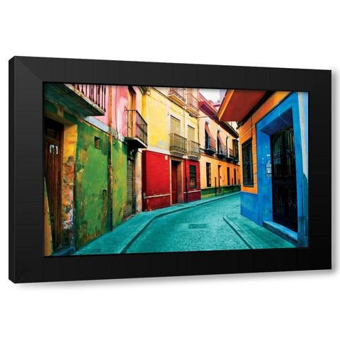 Granada Spain Black Modern Wood Framed Art Print with Double Matting by Mabat, Ynon