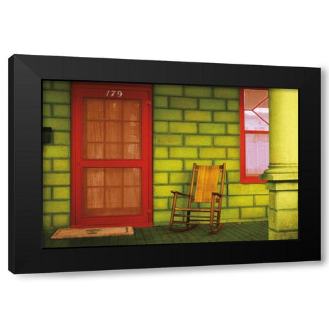 St. Augustine II Black Modern Wood Framed Art Print with Double Matting by Mabat, Ynon