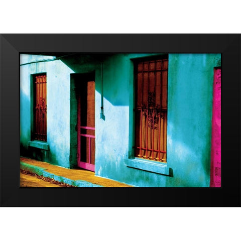 St. Augustine III Black Modern Wood Framed Art Print by Mabat, Ynon