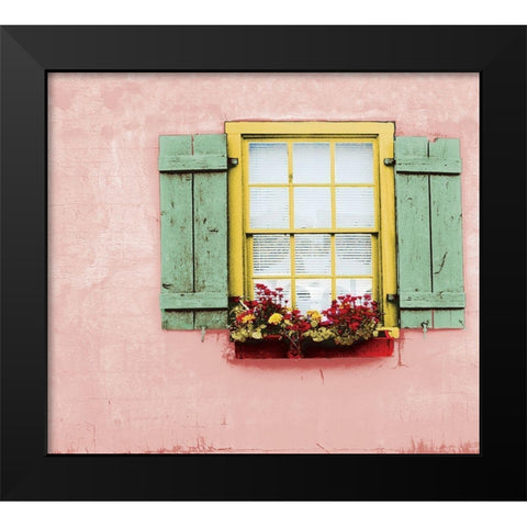 Pink St. Augustine Black Modern Wood Framed Art Print by Mabat, Ynon
