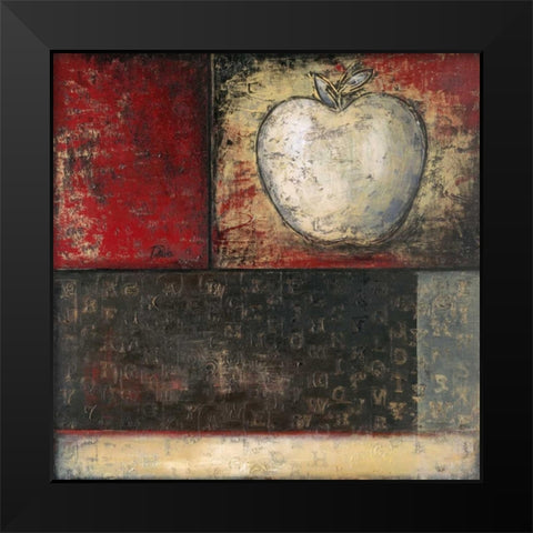 Karma II Black Modern Wood Framed Art Print by Pinto, Patricia