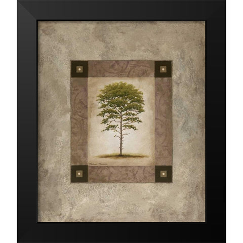 European Pine II Black Modern Wood Framed Art Print by Marcon, Michael
