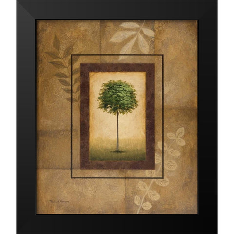 Brazil Nut Tree Black Modern Wood Framed Art Print by Marcon, Michael