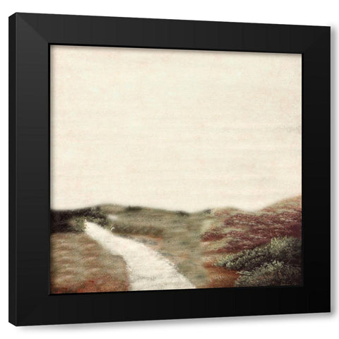 Auburn Walking Trail Black Modern Wood Framed Art Print with Double Matting by Marcon, Michael