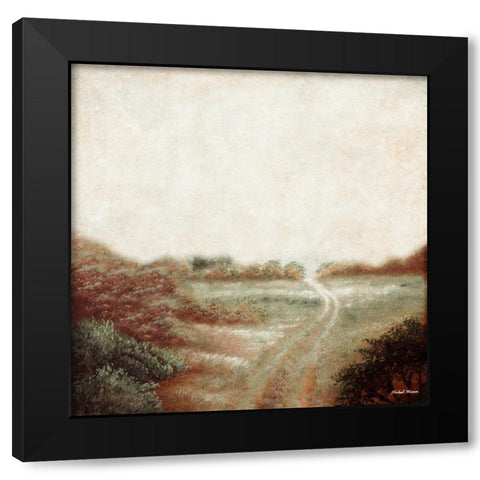 Ethereal Field Black Modern Wood Framed Art Print by Marcon, Michael