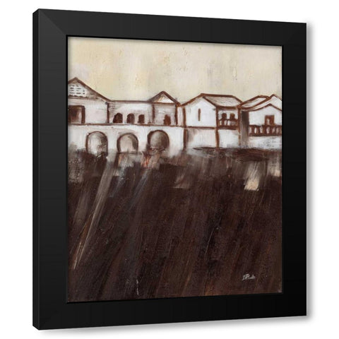 Old Cartagena III Black Modern Wood Framed Art Print by Pinto, Patricia