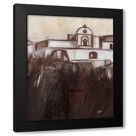 Old Cartagena V Black Modern Wood Framed Art Print by Pinto, Patricia