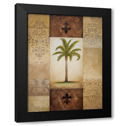 Fantasy Palm I Black Modern Wood Framed Art Print by Marcon, Michael