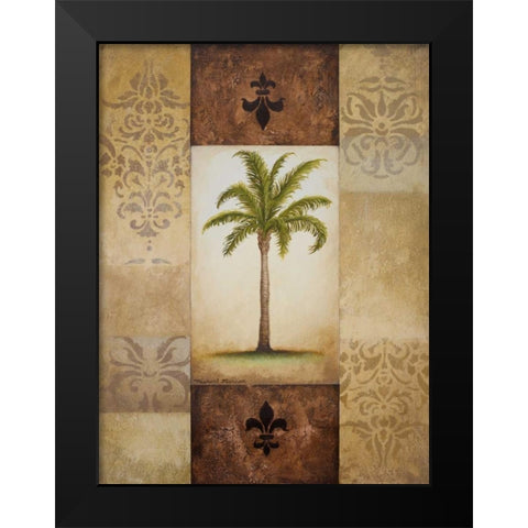 Fantasy Palm I Black Modern Wood Framed Art Print by Marcon, Michael
