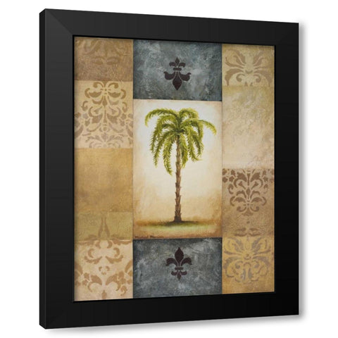 Fantasy Palm II Black Modern Wood Framed Art Print with Double Matting by Marcon, Michael