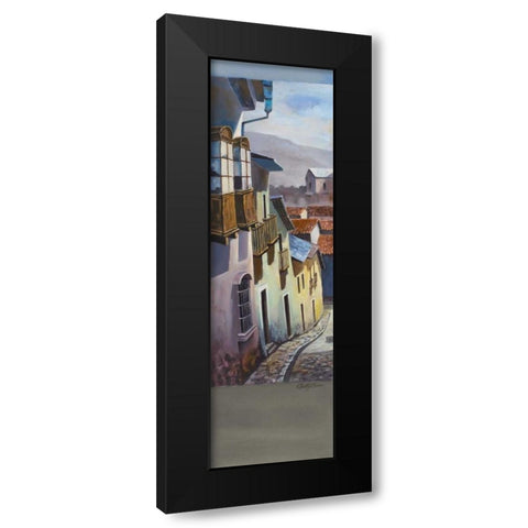 Pueblito I Black Modern Wood Framed Art Print by Arenas, Nelly