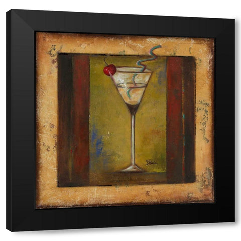Coctelito III Black Modern Wood Framed Art Print by Pinto, Patricia