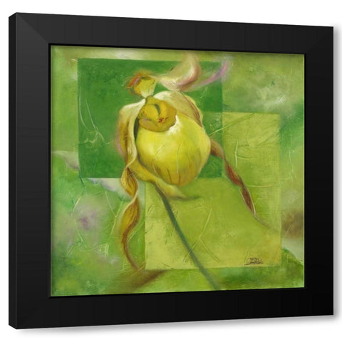 Cool Garden I Black Modern Wood Framed Art Print by Pinto, Patricia