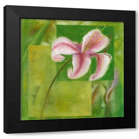 Cool Garden II Black Modern Wood Framed Art Print with Double Matting by Pinto, Patricia