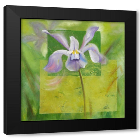 Cool Garden III Black Modern Wood Framed Art Print by Pinto, Patricia