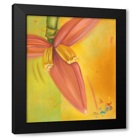 Exotica II Black Modern Wood Framed Art Print by Pinto, Patricia