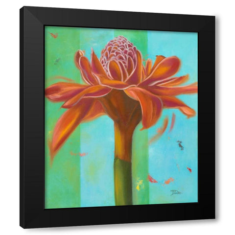 Exotica III Black Modern Wood Framed Art Print by Pinto, Patricia