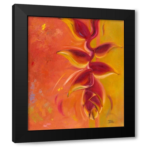 Exotica IV Black Modern Wood Framed Art Print with Double Matting by Pinto, Patricia
