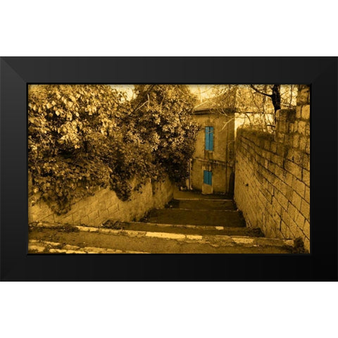 Jerusalem I Black Modern Wood Framed Art Print by Mabat, Ynon