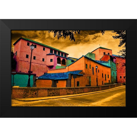 Toledo Spain II Black Modern Wood Framed Art Print by Mabat, Ynon