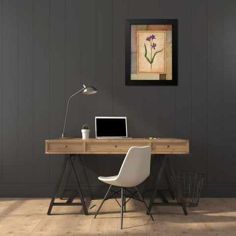 Changing Colors II Black Modern Wood Framed Art Print by Marcon, Michael