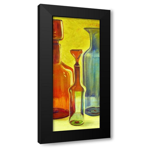 Murano Glass Panel I Black Modern Wood Framed Art Print by Pinto, Patricia