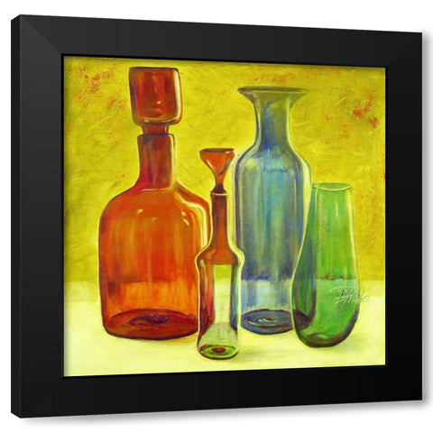 Murano Glass II Black Modern Wood Framed Art Print by Pinto, Patricia
