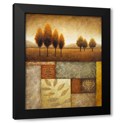 Plainview II Black Modern Wood Framed Art Print by Marcon, Michael