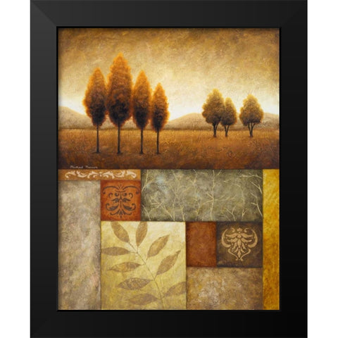 Plainview II Black Modern Wood Framed Art Print by Marcon, Michael