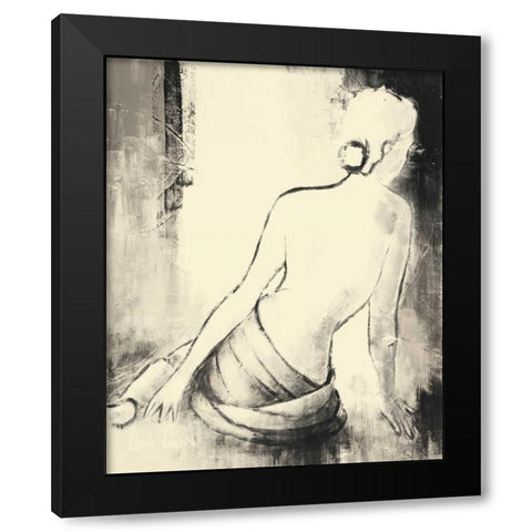 Figurative Woman I Black Modern Wood Framed Art Print with Double Matting by Loreth, Lanie
