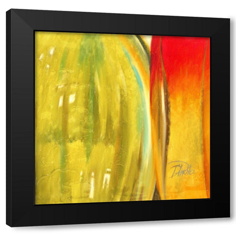 Color Glasses II Black Modern Wood Framed Art Print with Double Matting by Pinto, Patricia