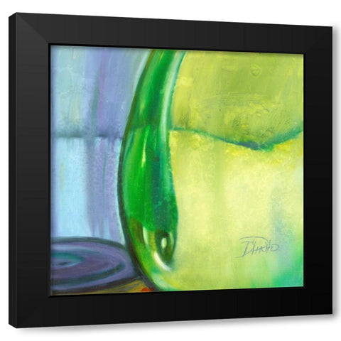 Color Glasses VII Black Modern Wood Framed Art Print with Double Matting by Pinto, Patricia