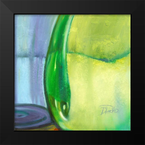 Color Glasses VII Black Modern Wood Framed Art Print by Pinto, Patricia