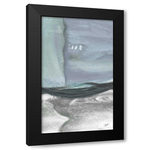 Glass Abstract II Black Modern Wood Framed Art Print by Pinto, Patricia