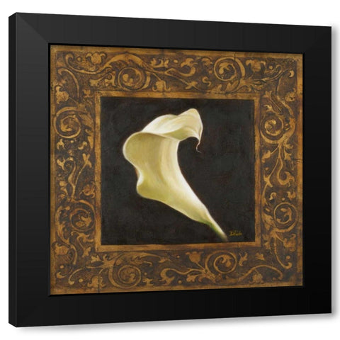 The Perfect Touch III Black Modern Wood Framed Art Print by Pinto, Patricia