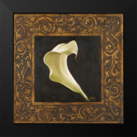 The Perfect Touch III Black Modern Wood Framed Art Print by Pinto, Patricia