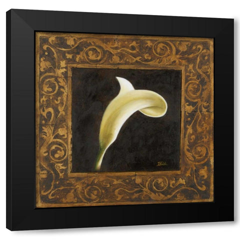 The Perfect Touch IV Black Modern Wood Framed Art Print with Double Matting by Pinto, Patricia