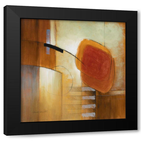 Afternoon in the City V Black Modern Wood Framed Art Print by Loreth, Lanie