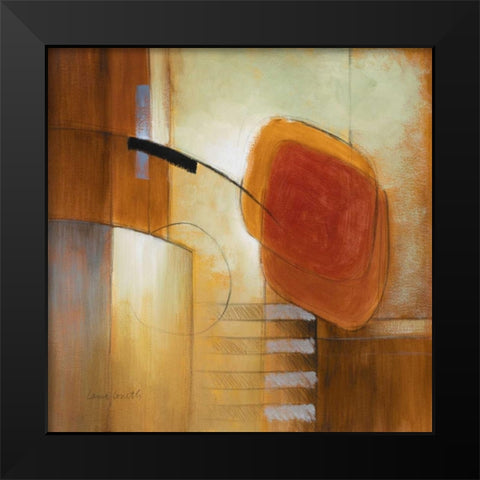 Afternoon in the City V Black Modern Wood Framed Art Print by Loreth, Lanie