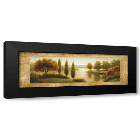 Rockford I Black Modern Wood Framed Art Print with Double Matting by Marcon, Michael