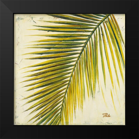 Baru Palm I Black Modern Wood Framed Art Print by Pinto, Patricia