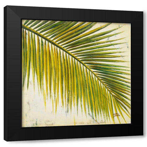 Baru Palm III Black Modern Wood Framed Art Print with Double Matting by Pinto, Patricia